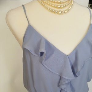 Lauren Conrad Ombré Blue Maxi Dress.